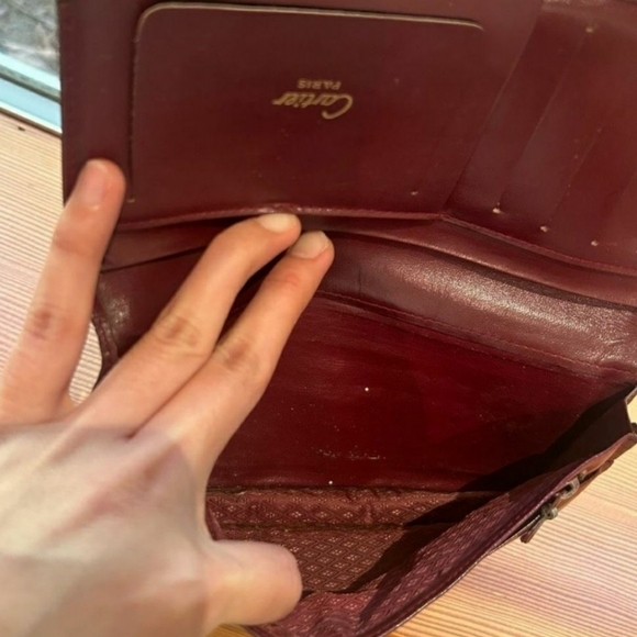 24HR SUPRISE SALE Cartier Bifold Men's Leather Long Wallet - Picture 8 of 13